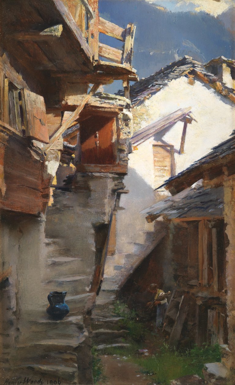 Nella valle del Rodano, 1896 da Henry Woods