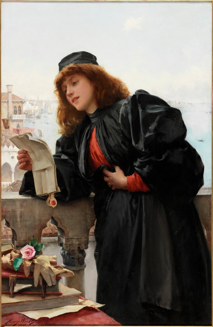 Portia, 1887 da Henry Woods