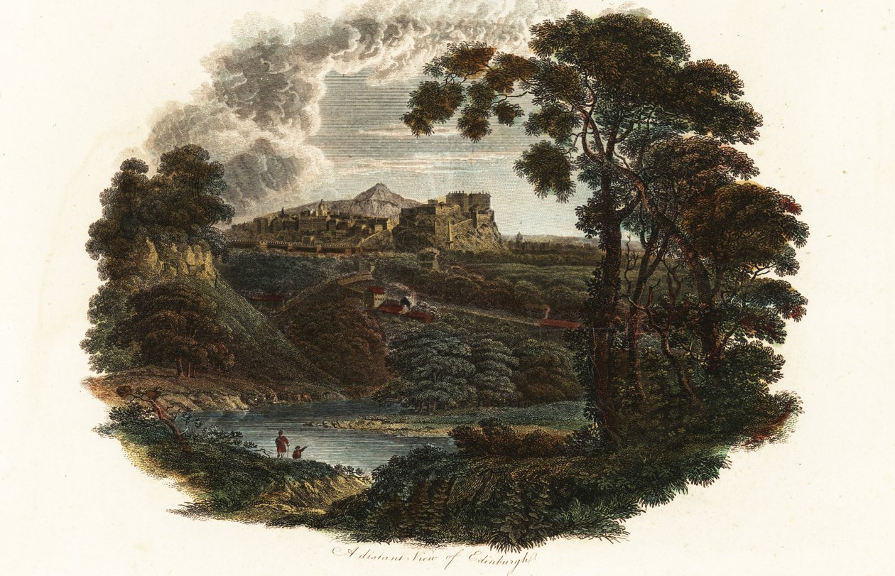 Vista lontana di Edimburgo da Henry (after) Raeburn