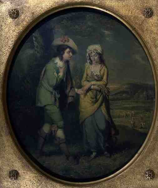 Il corteggiamento da Henry (attr) Walton