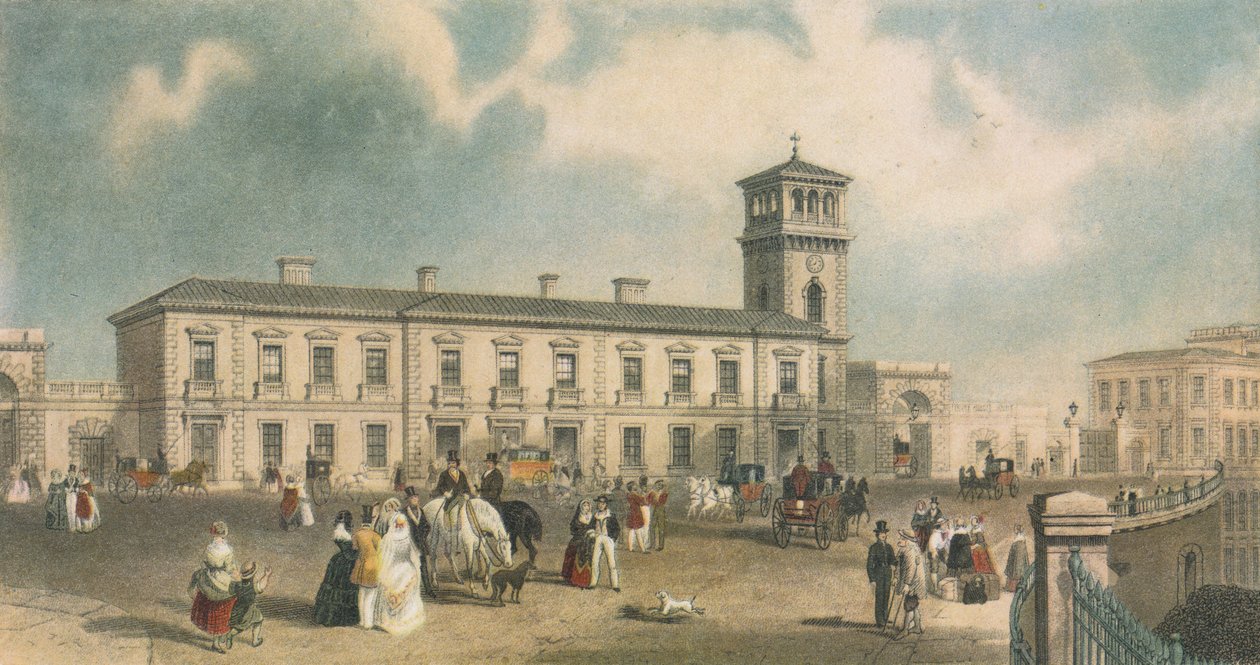 Stazione di London Bridge, Bermondsey, Londra, 1845 da Henry Adlard