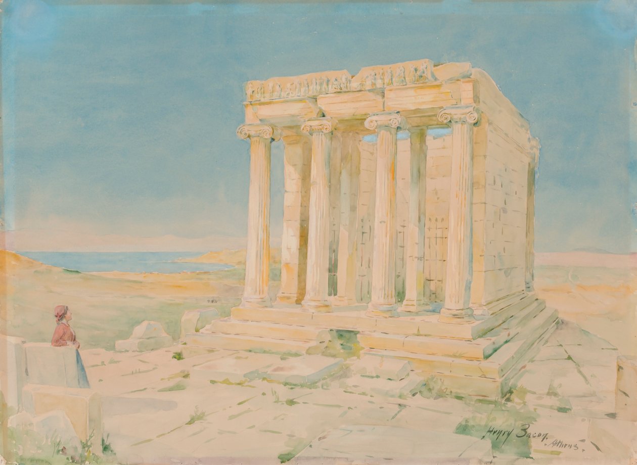 Tempio di Nike Apteros, n.d. da Henry Bacon