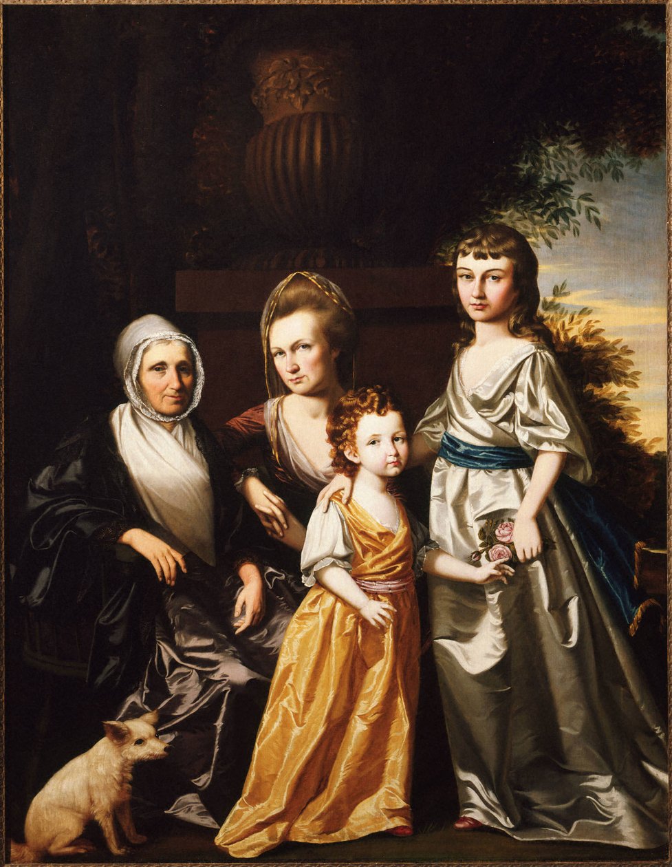 La famiglia Hartley da Henry Benbridge