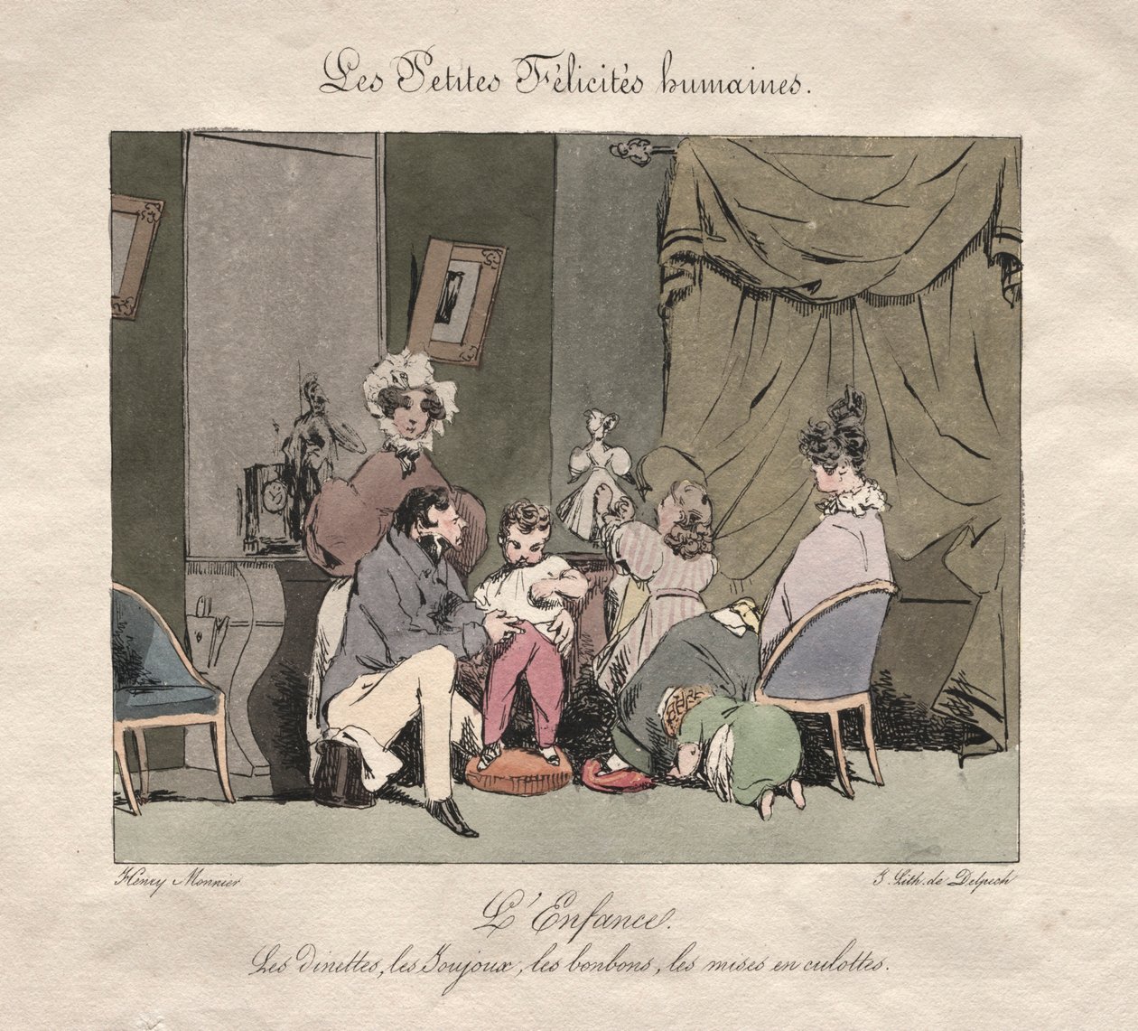 Piccole felicità umane: infanzia da Henry Bonaventure Monnier