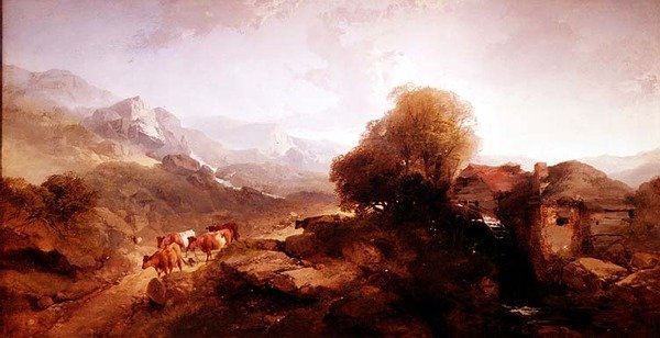 Paesaggio gallese da Henry Bright