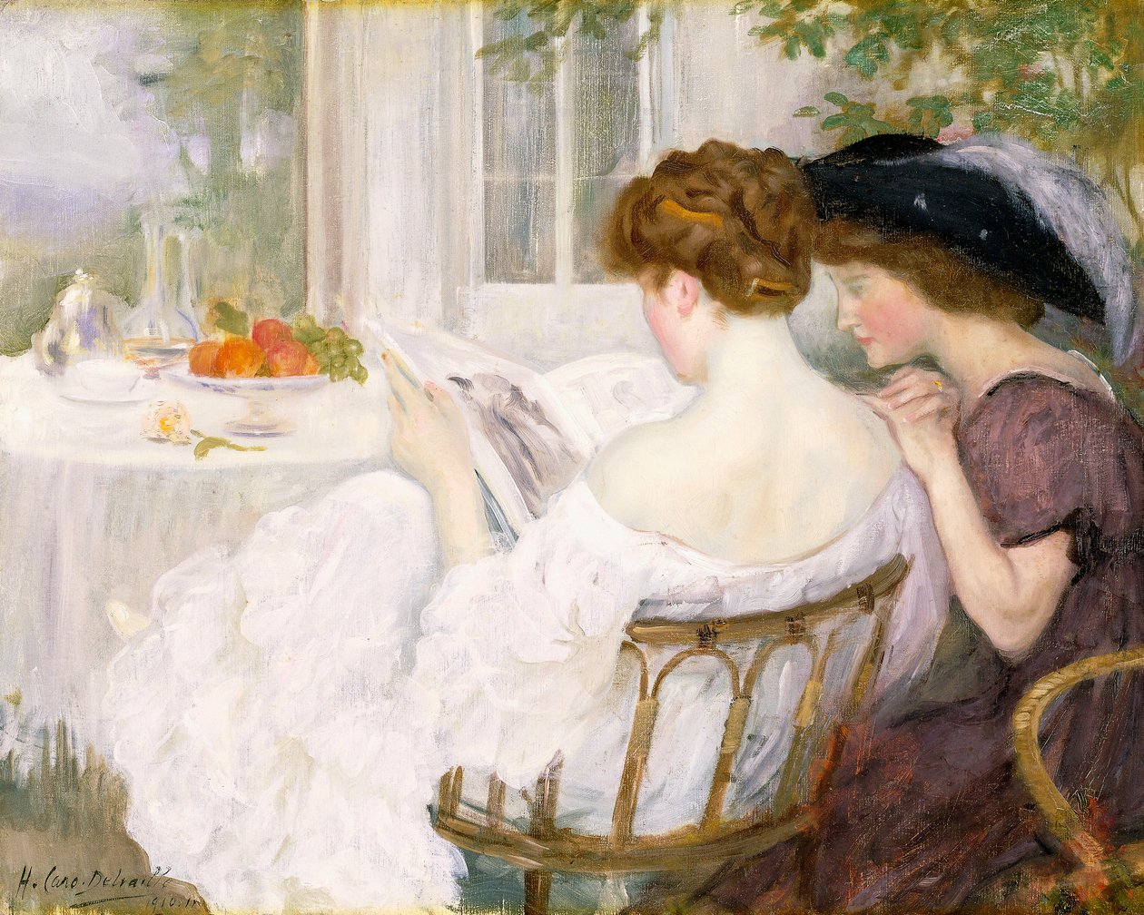 La lettera, 1910 da Henry Caro Delvaille