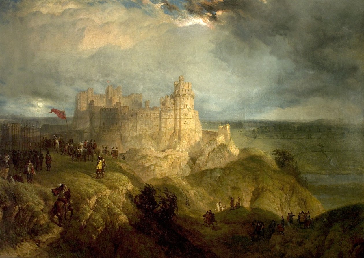 Castello di Nottingham da Henry Dawson