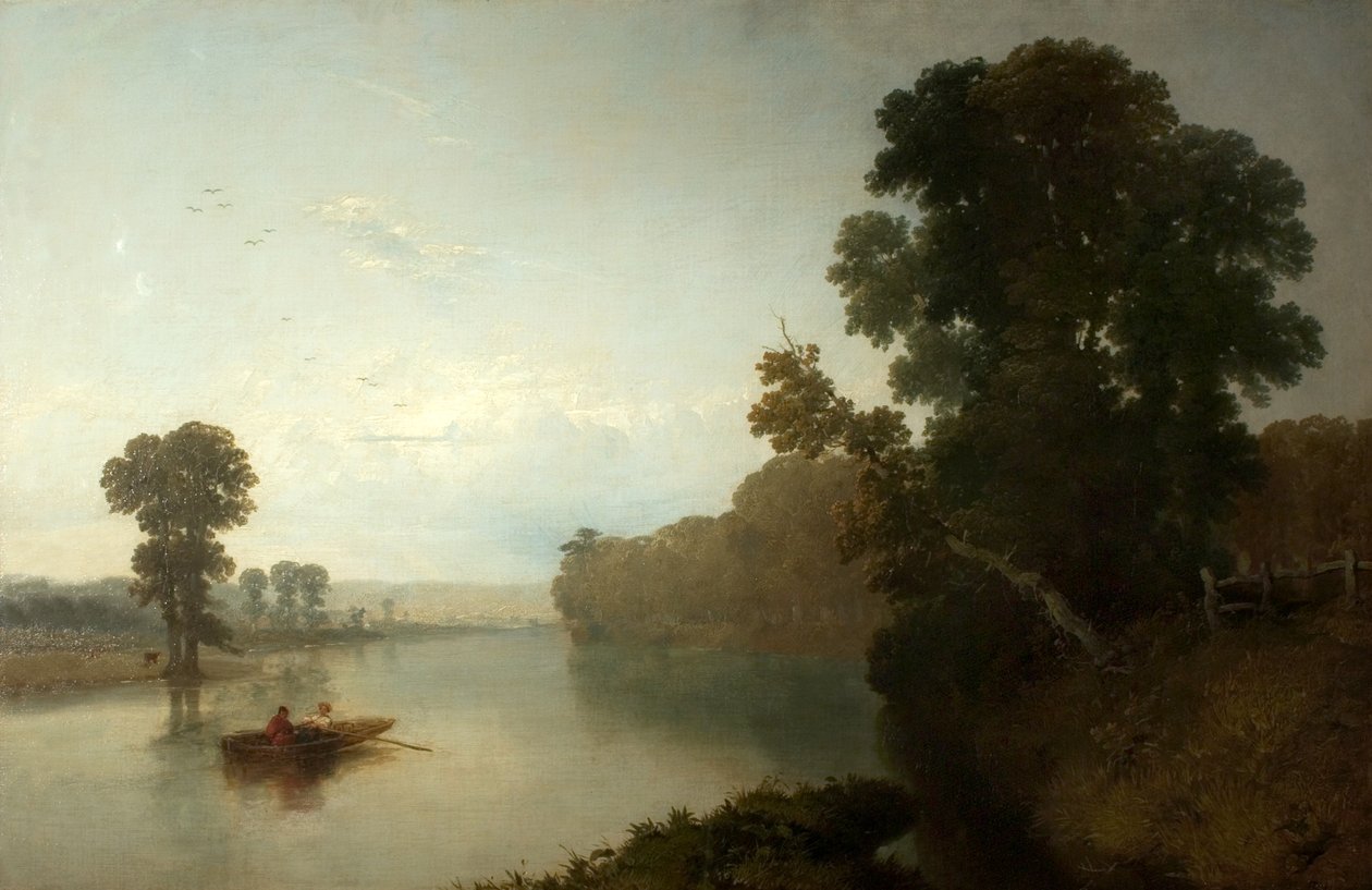 Il fiume Trent a Wilford da Henry Dawson