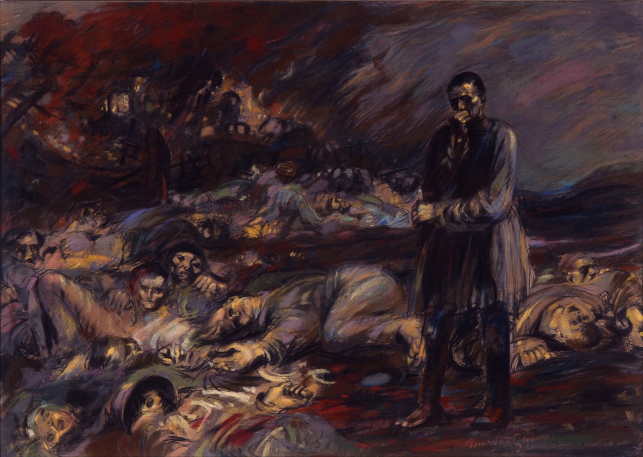 La casa dei morti Courrières da Henry De Groux