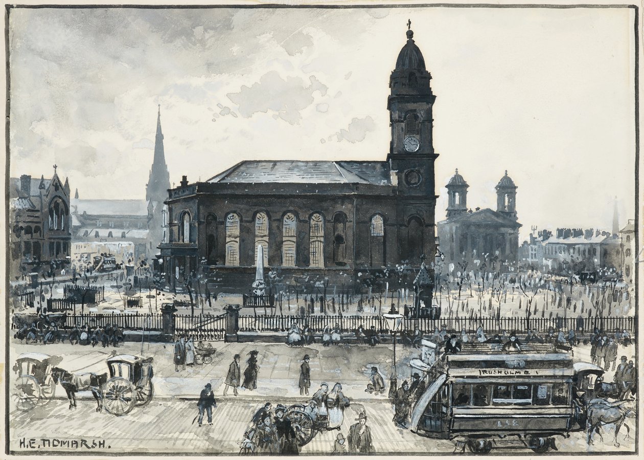 Chiesa di Tutti i Santi, Grosvenor Square da Henry Edward Tidmarsh