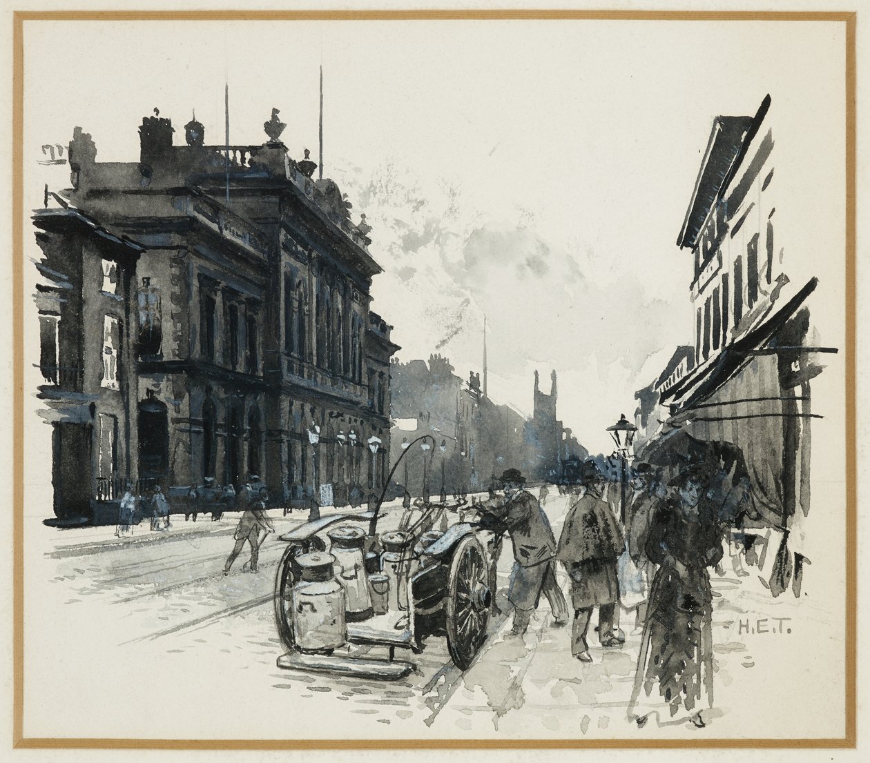 Municipio di Hulme, Stretford Road da Henry Edward Tidmarsh