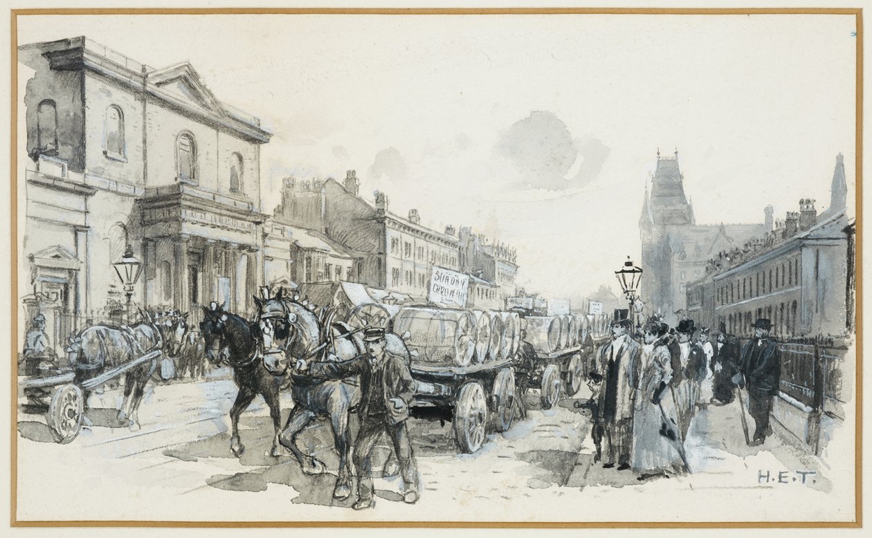 Primo Maggio, Oxford Street da Henry Edward Tidmarsh