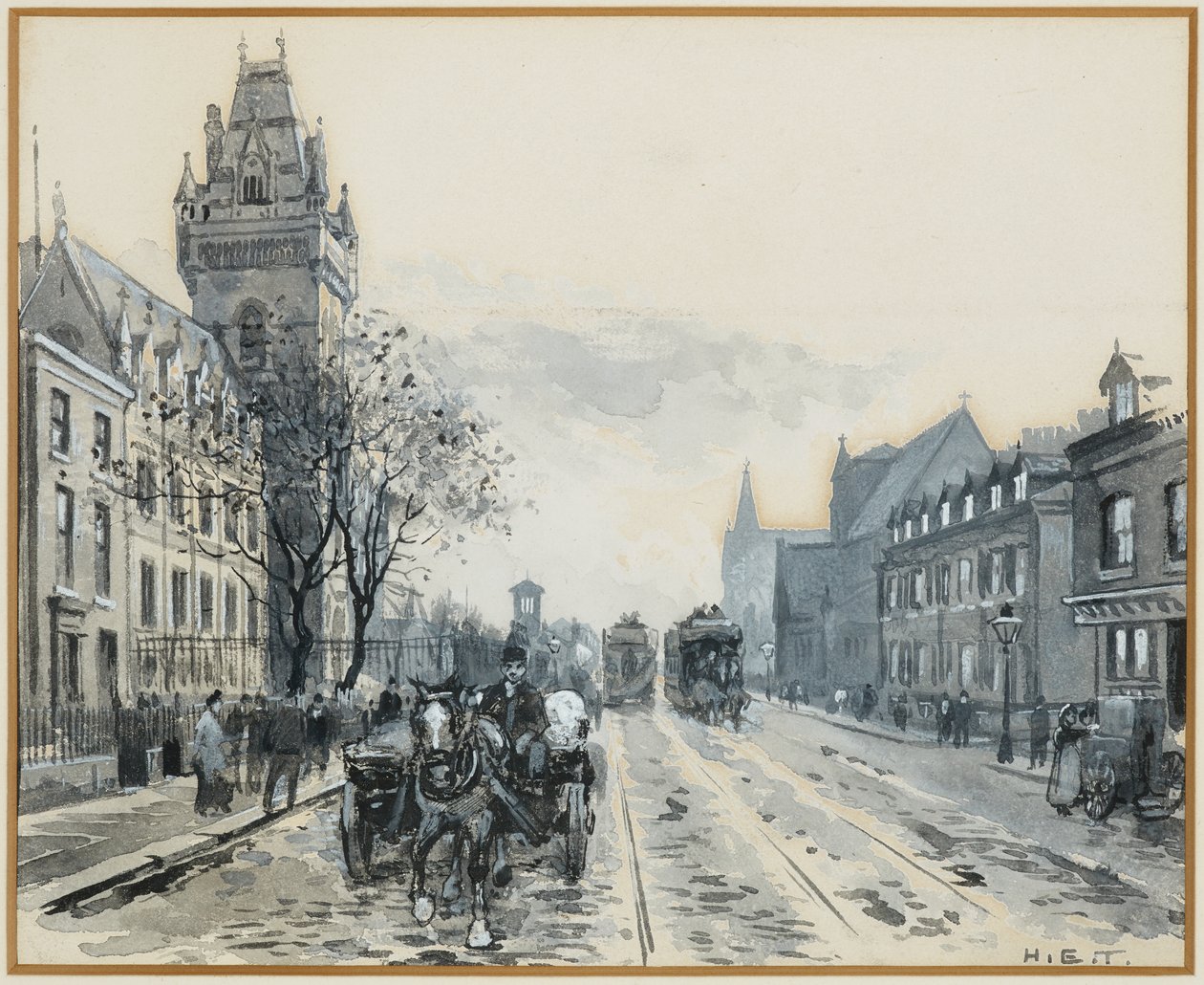 Ospedale di Nicholl, Hyde Road da Henry Edward Tidmarsh