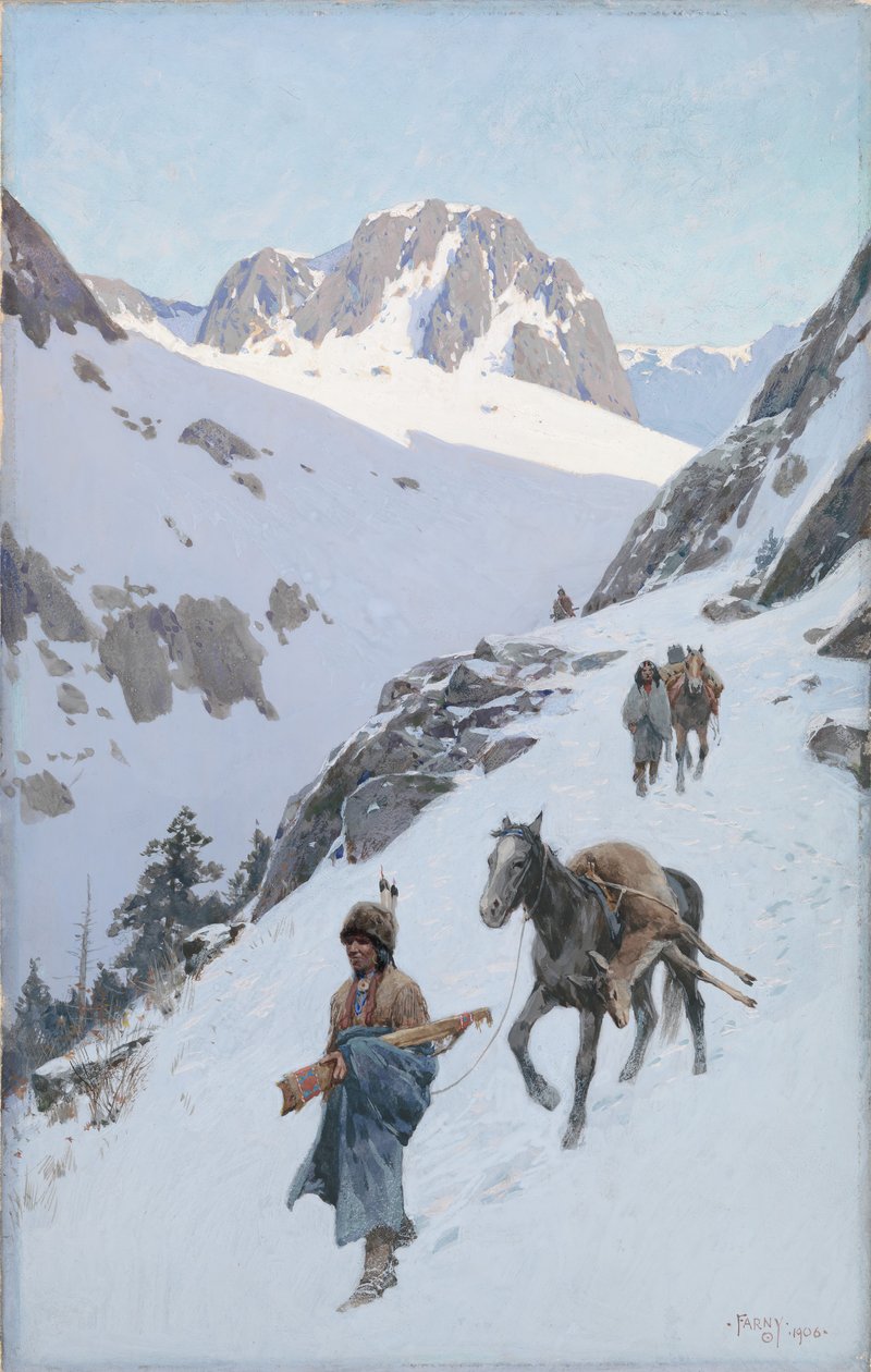 Una caccia di successo da Henry Francois Farny