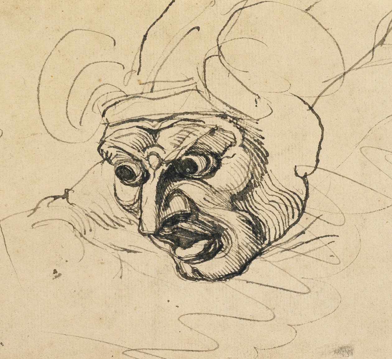 Una Testa Minacciosa da Johann Heinrich Füssli
