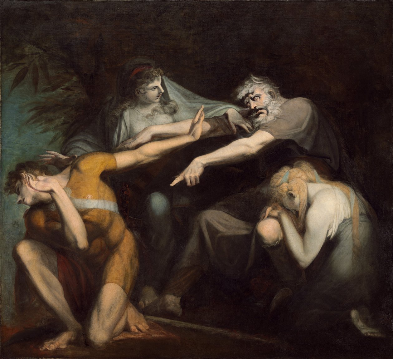 Edipo maledice suo figlio Polinice, 1786 da Johann Heinrich Füssli