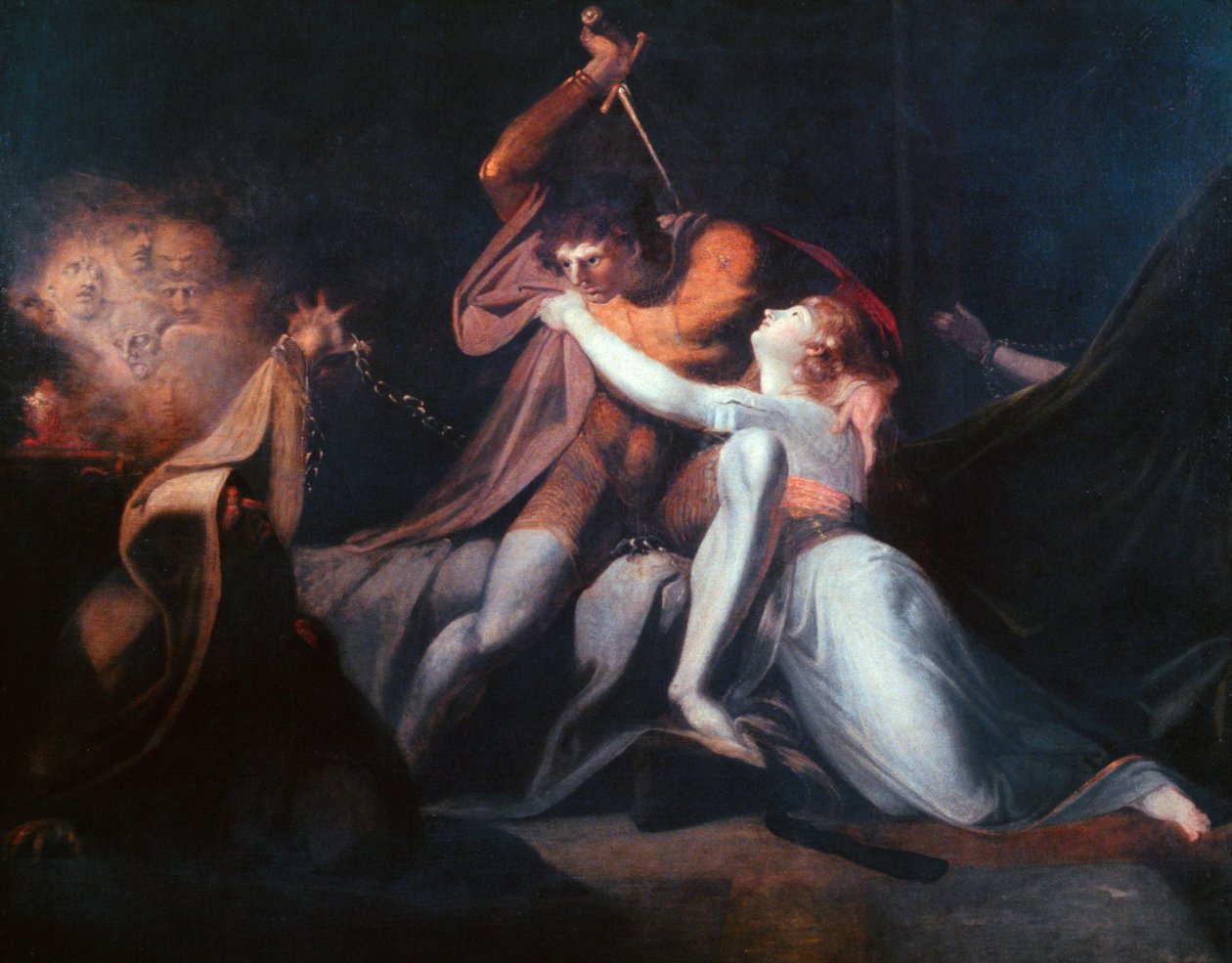 Percival che libera Belisane..., esposto 1783 da Johann Heinrich Füssli
