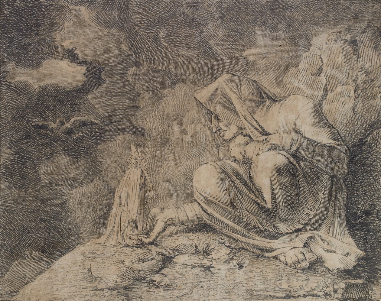 La Strega e la Mandragora, circa 1812 da Johann Heinrich Füssli