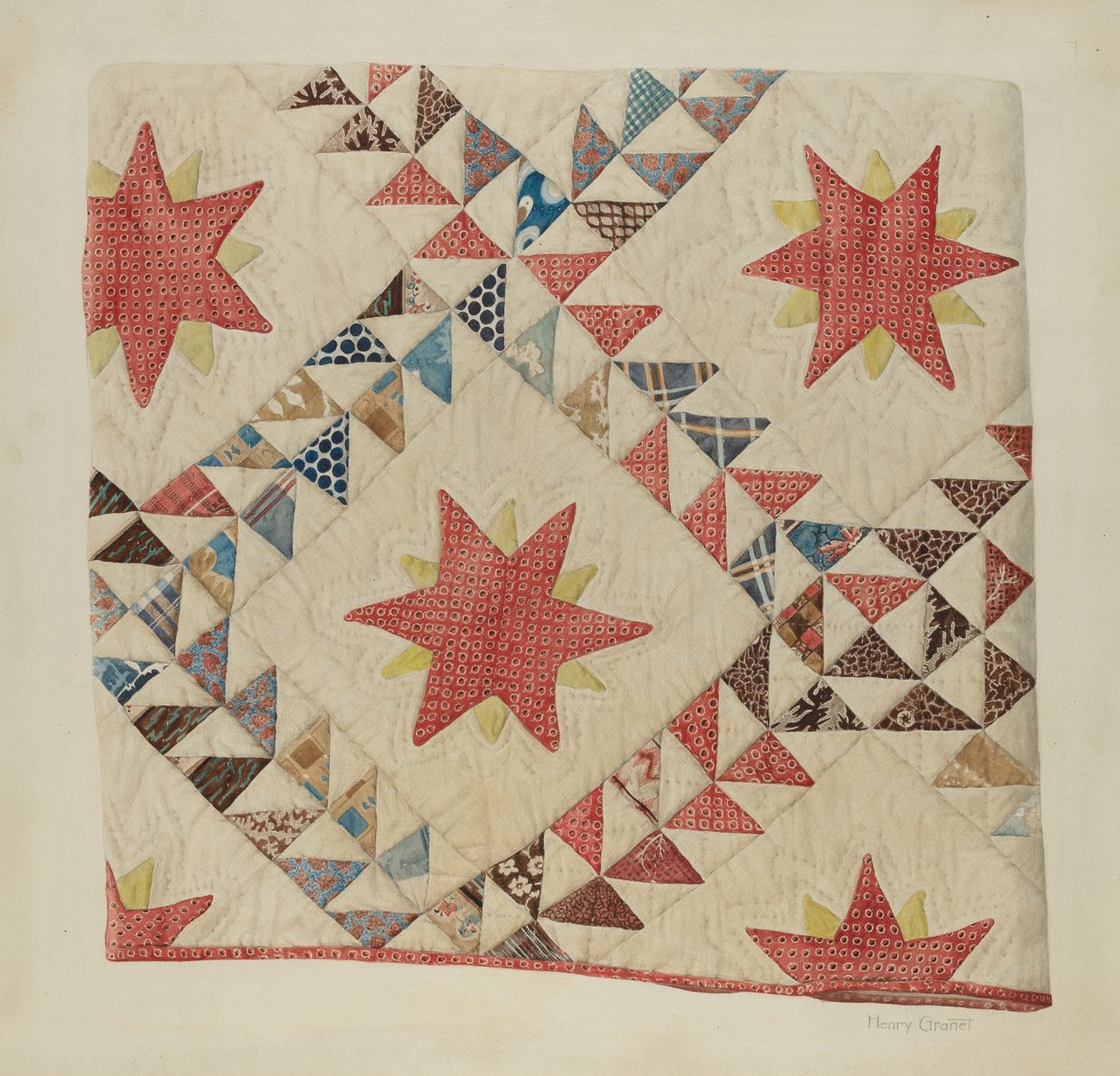 Trapunta (Stella e Triangolo) da Henry Granet