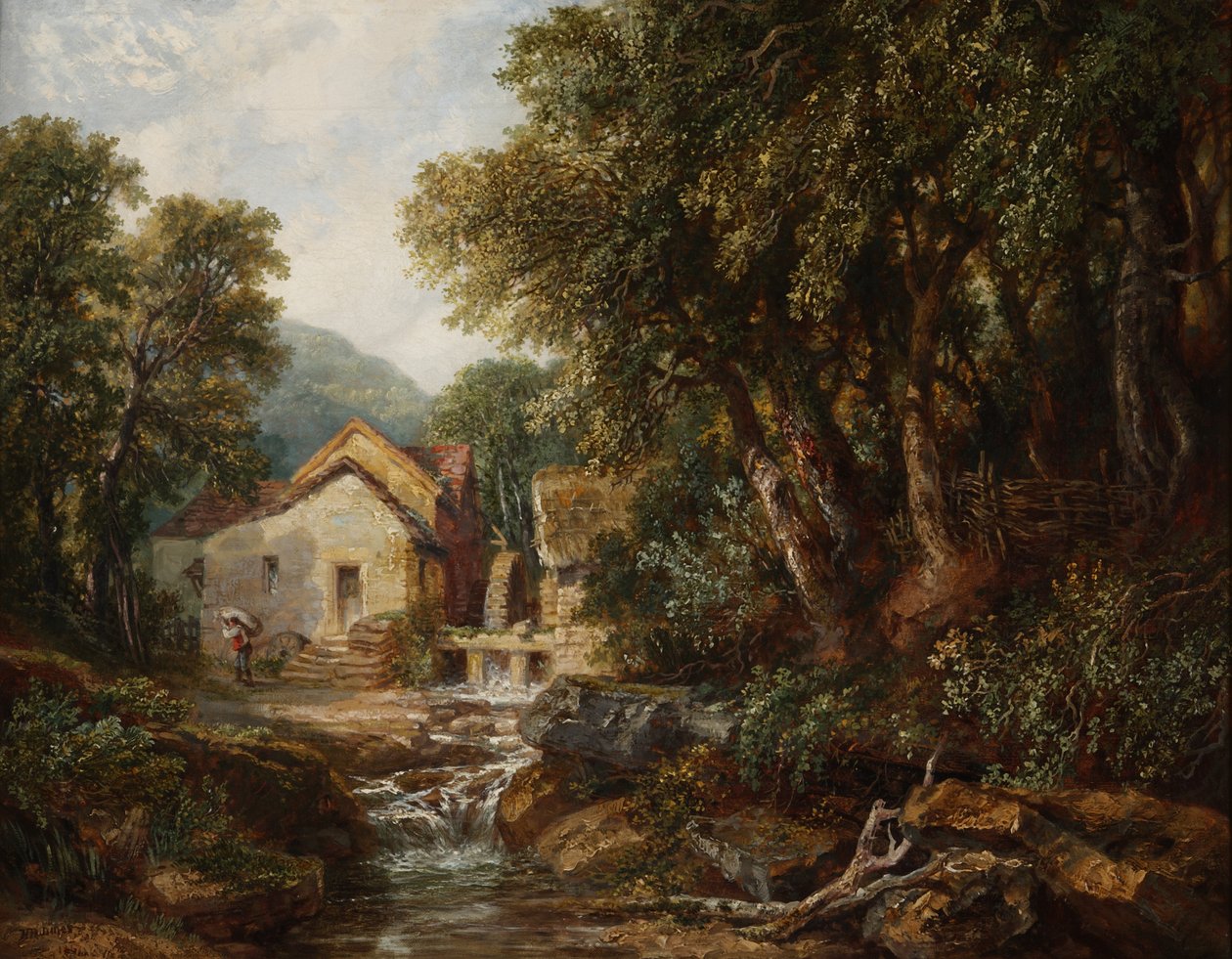 Un mulino a Rowsley, Derbyshire da Henry Harris Lines