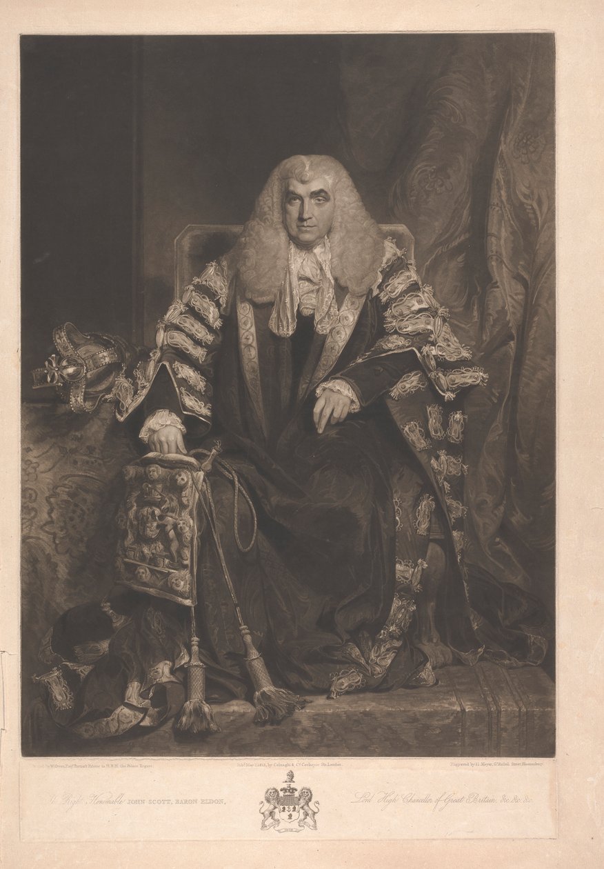 John Scott, 1° Conte di Eldon da Henry Hoppner Meyer