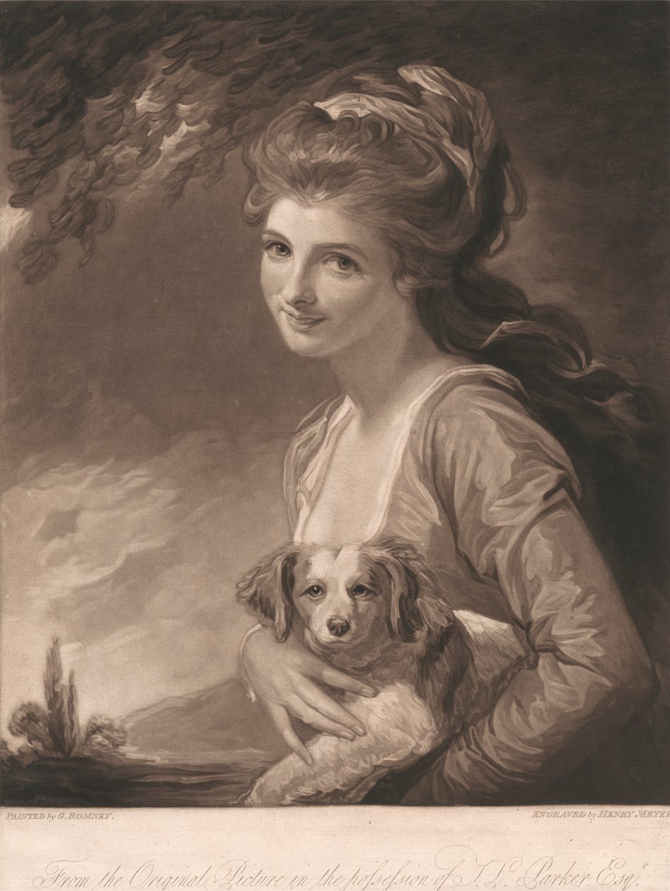 Lady Hamilton come Natura da Henry Hoppner Meyer