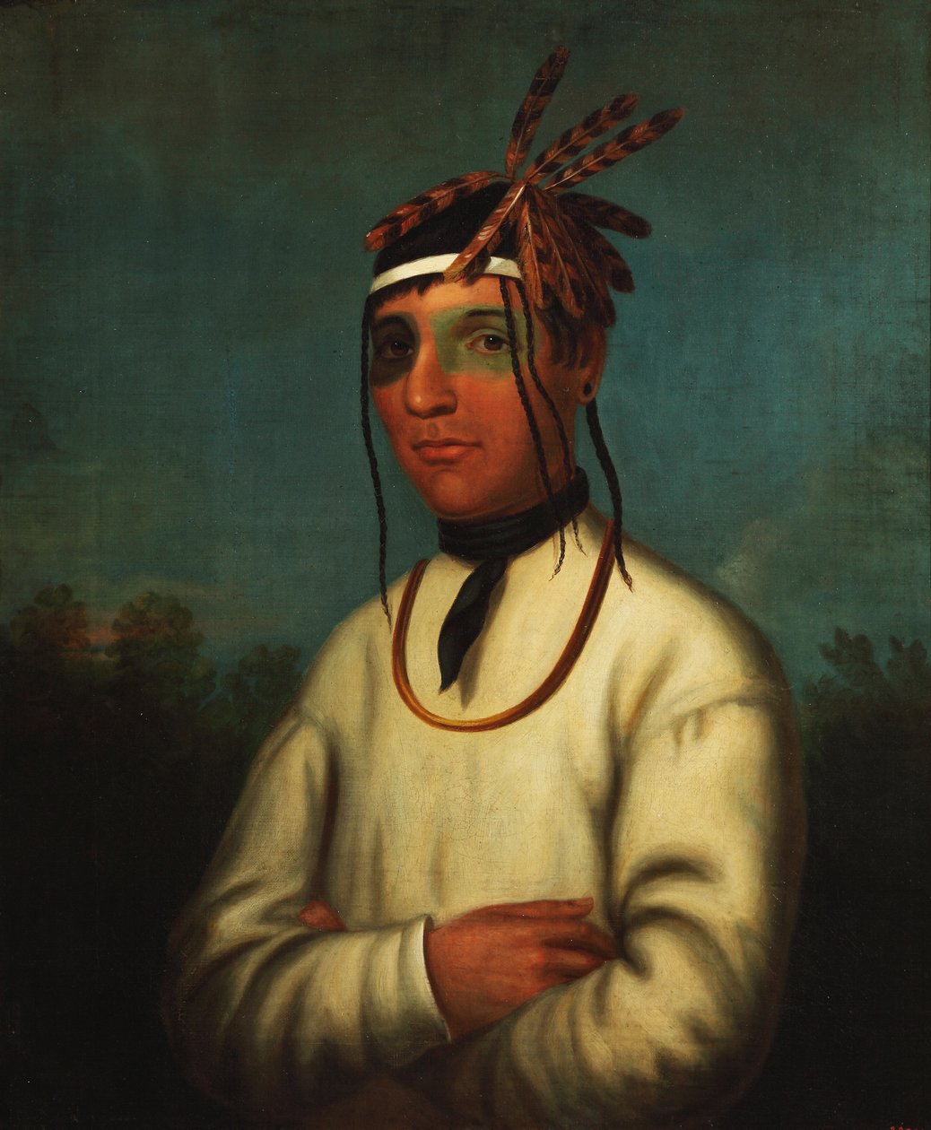 Caa-Tou-See (Chippewa) 1831 da Henry Inman