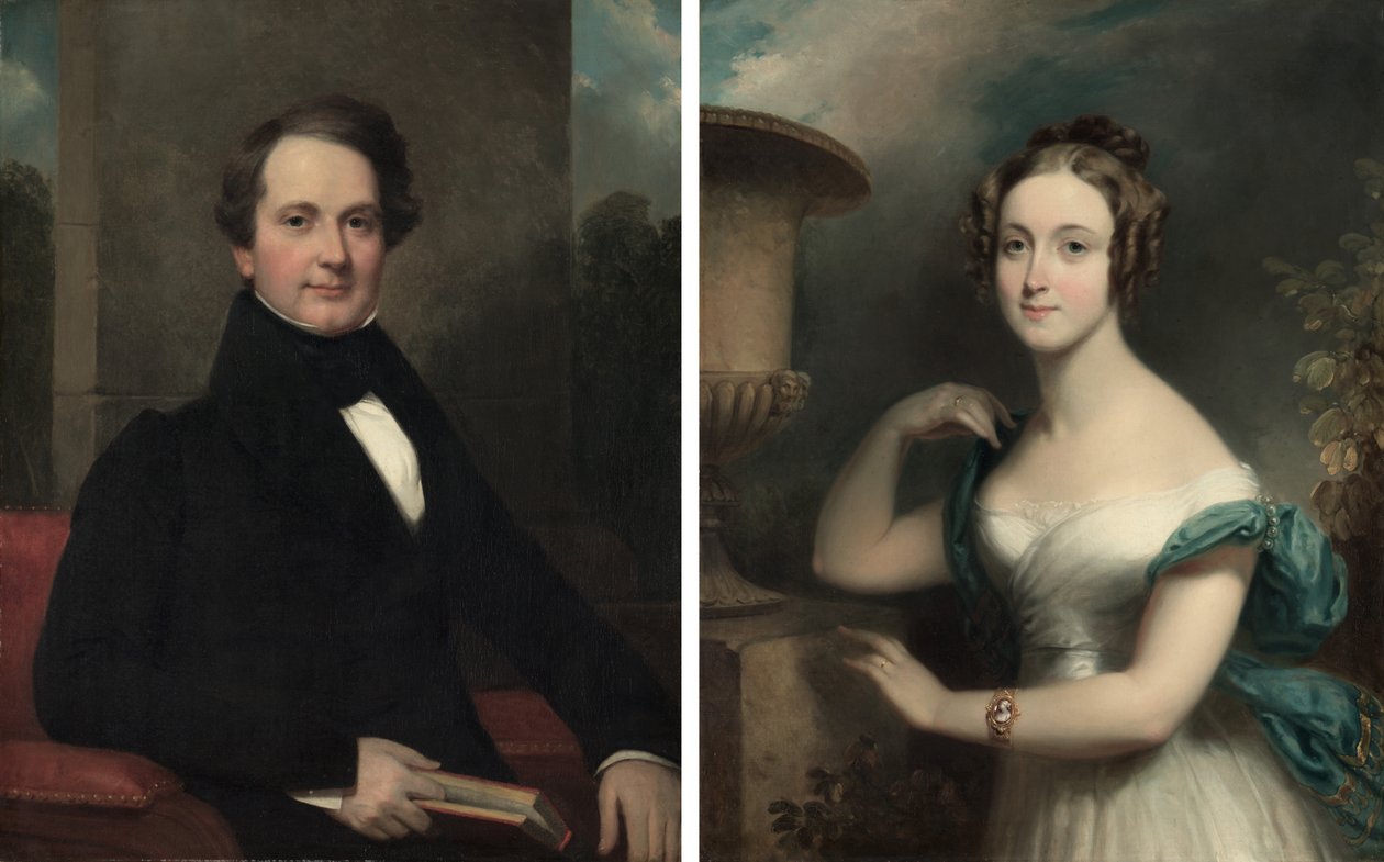 Frederic Betts; Mary Ward Betts da Henry Inman