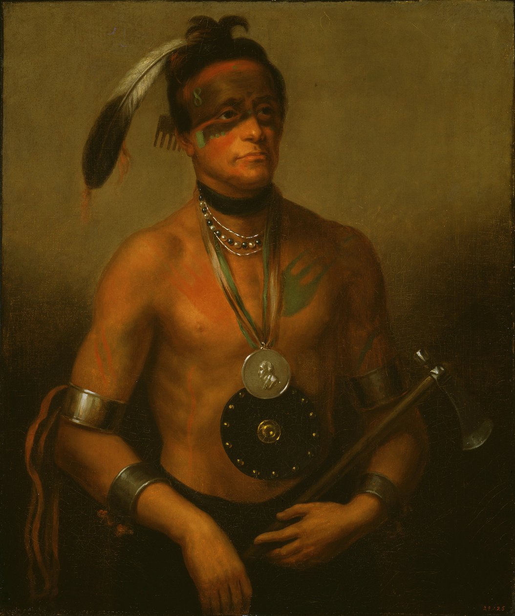 Hoo-Wan-Ne-Ka (Piccolo Alce) da Henry Inman
