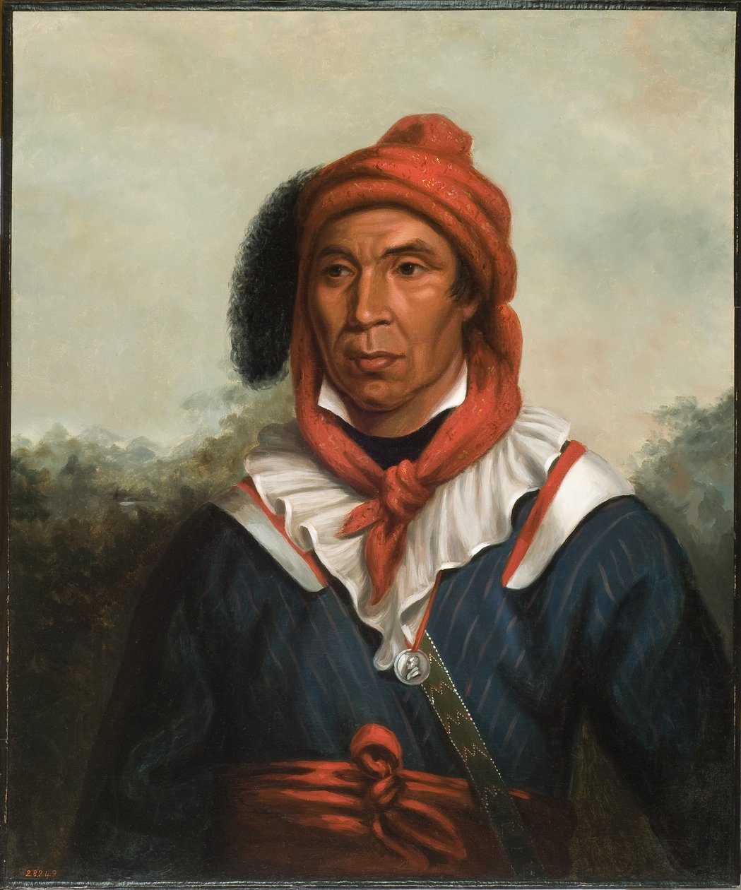 Julcee-Mathla (Seminole), c.1831-33 da Henry Inman