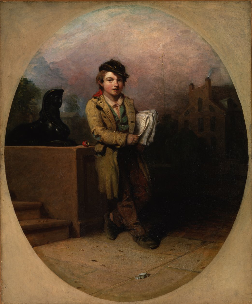 Ragazzo delle notizie da Henry Inman