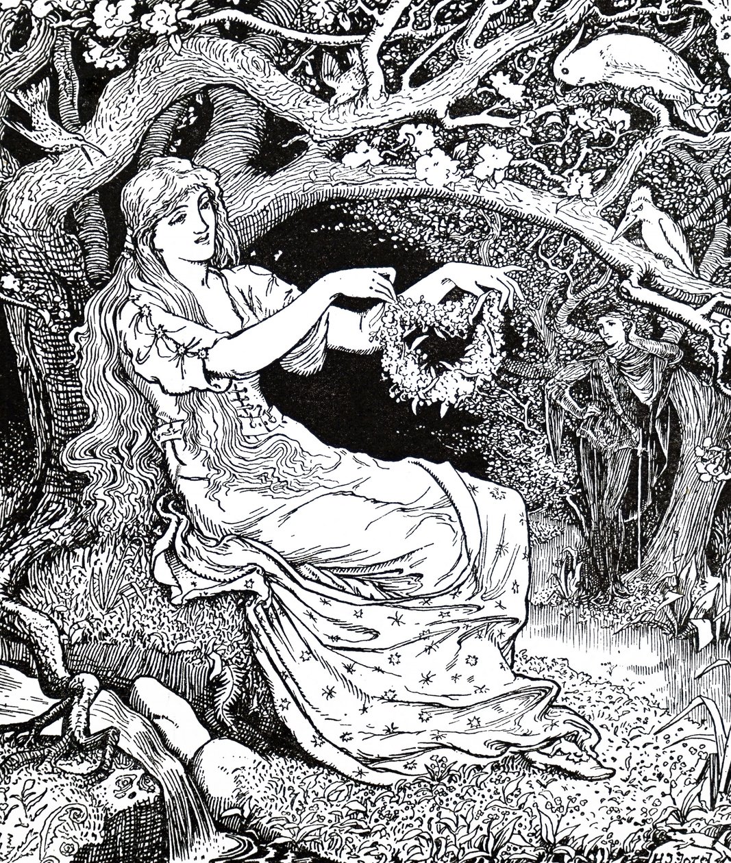 Principessa Narciso e Principessa Potentilla da Henry Justice Ford