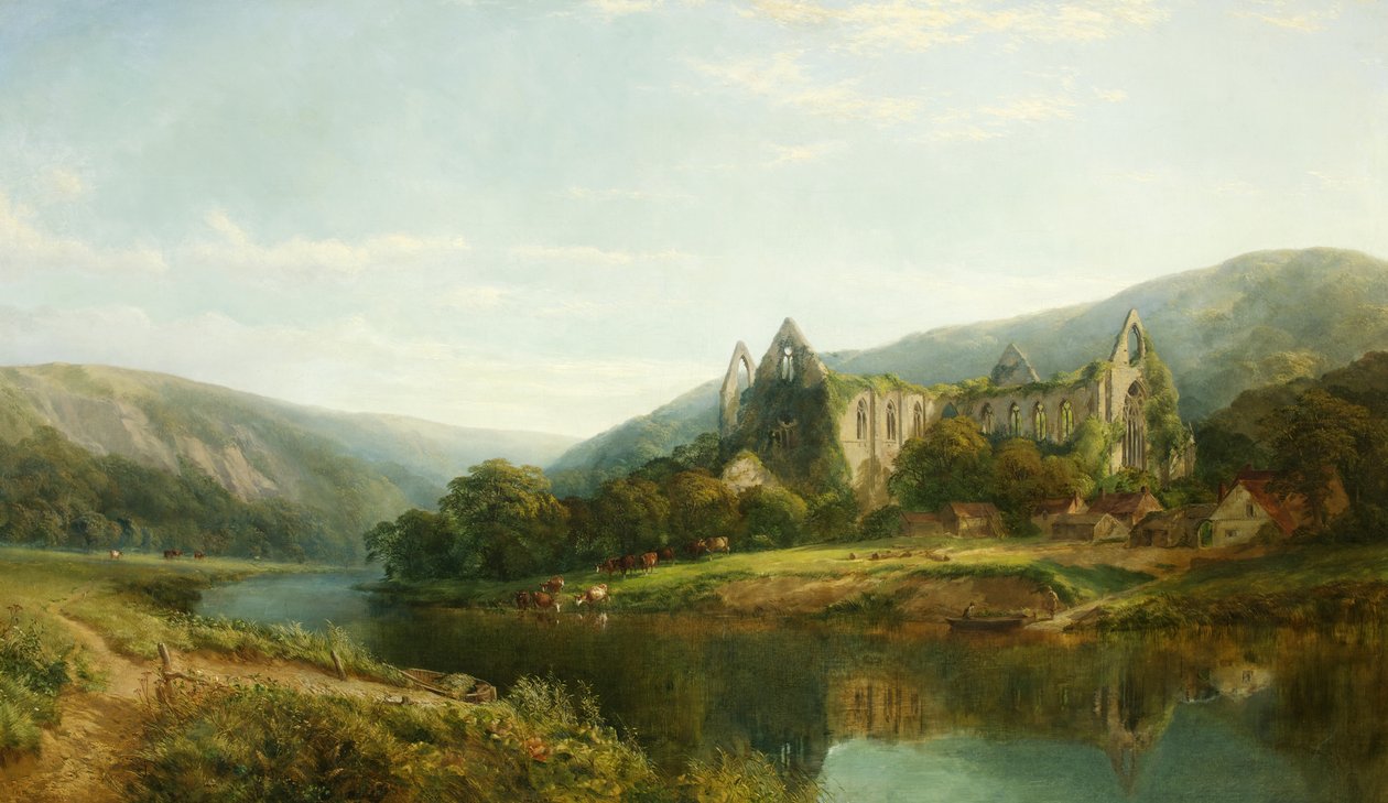 Abbazia di Tintern, 1861 da Henry Jutsum
