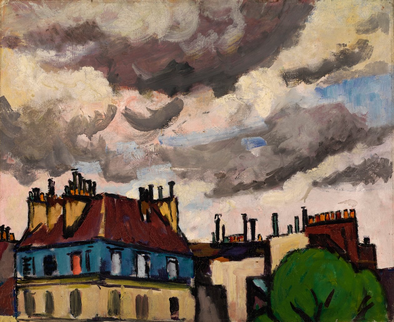 Tetti e nuvole, Parigi da Henry Lyman Saÿen
