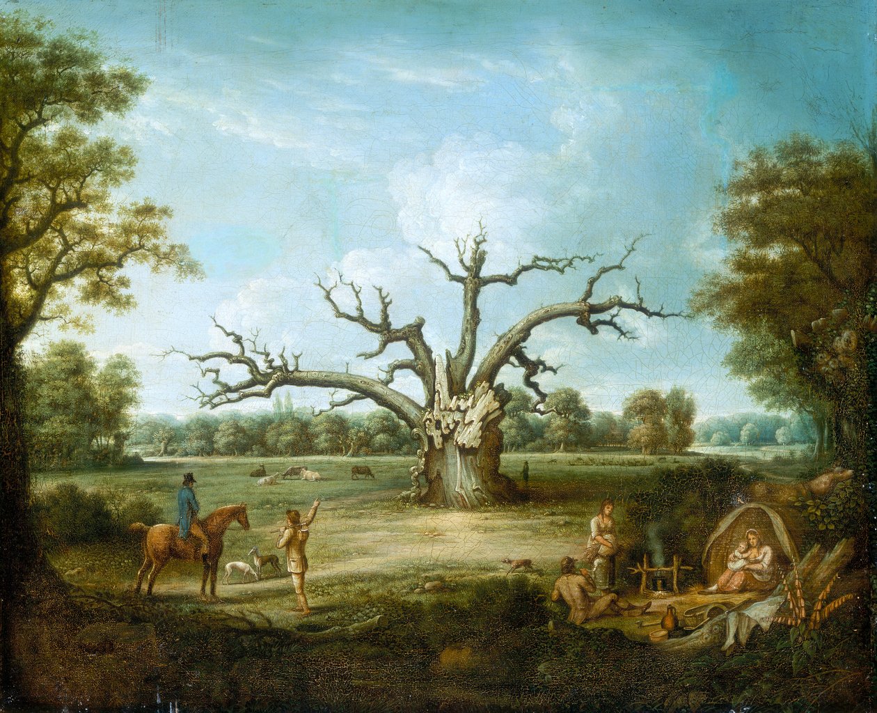 La quercia di Fairlop, foresta di Hainault da Henry Milbourne