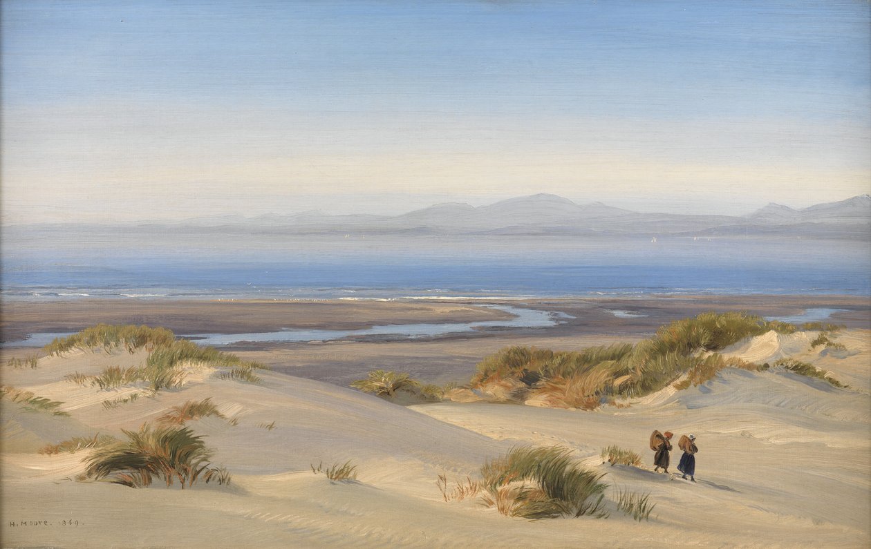 Spiaggia di Harlech, 1869 da Henry Moore