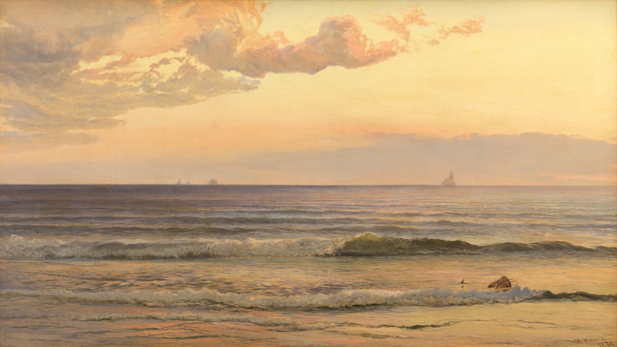 Il cutter pilota, 1866 da Henry Moore