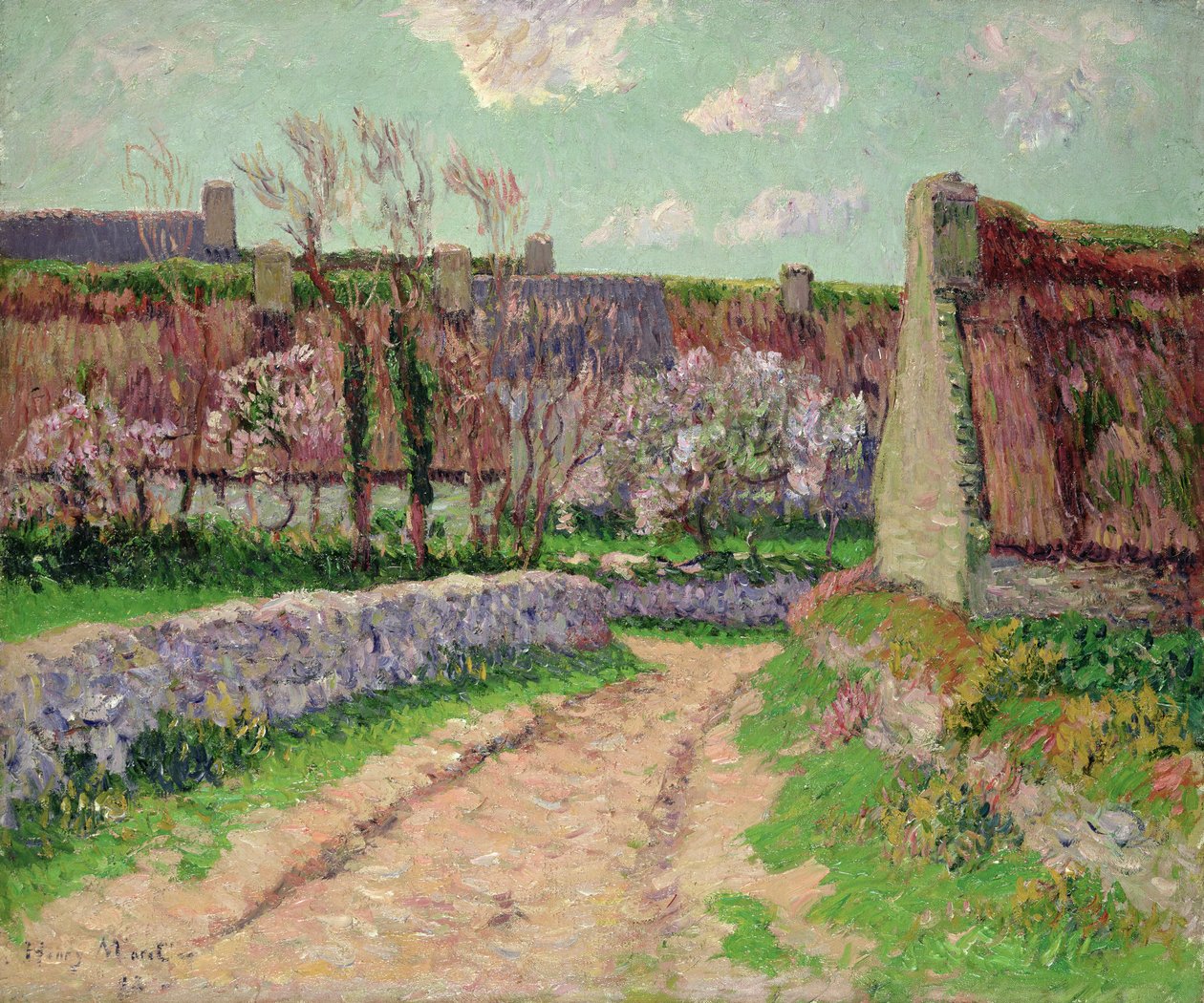 Villaggio a Clohars da Henry Moret