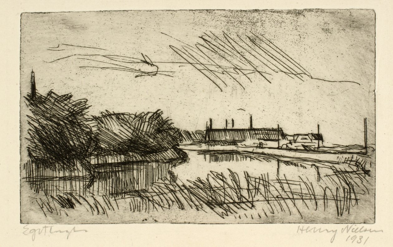 Paesaggio con corso d