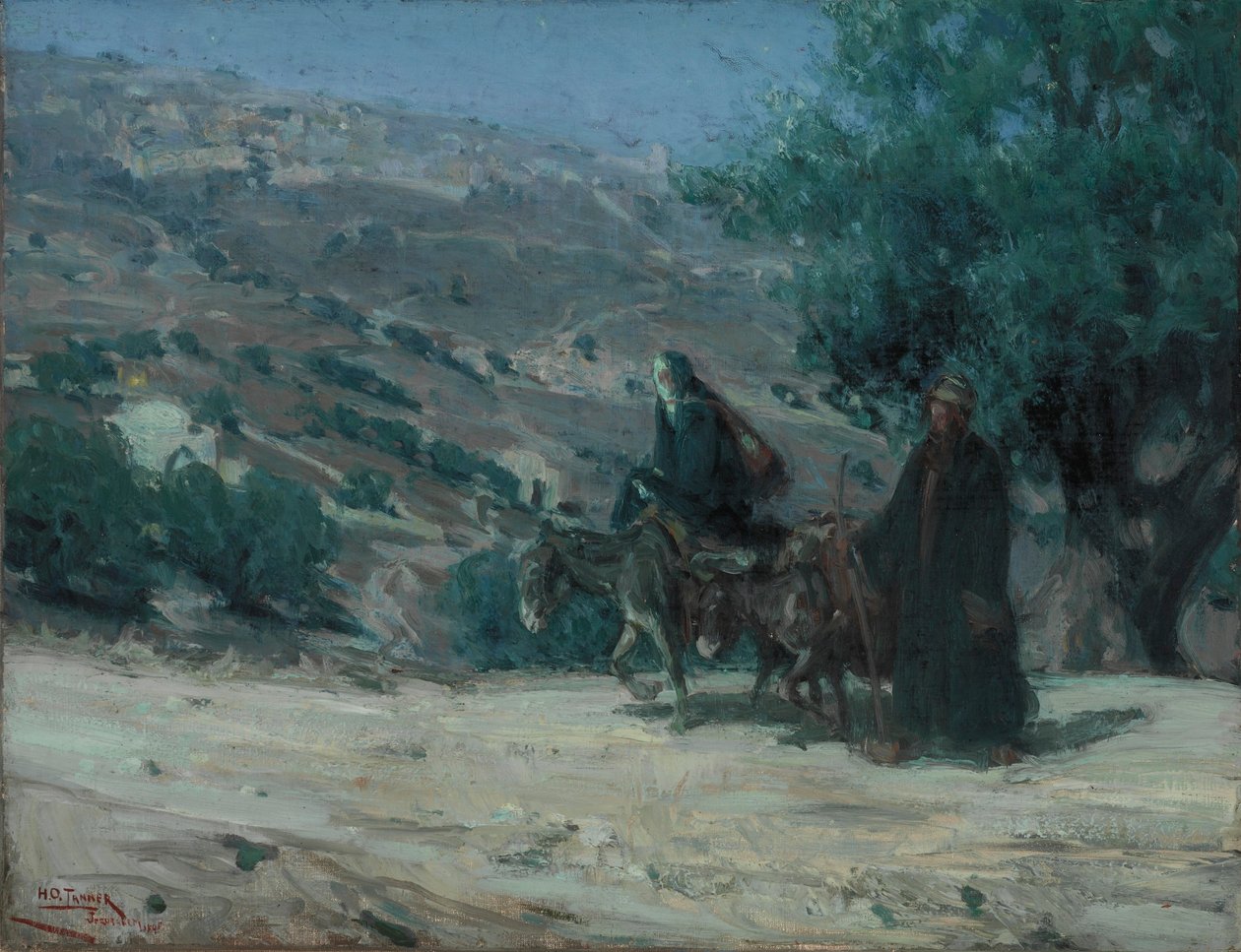 Fuga in Egitto da Henry Ossawa Tanner