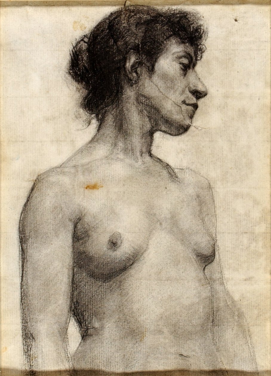 Nudo: Studio di una giovane ragazza da Henry Ossawa Tanner