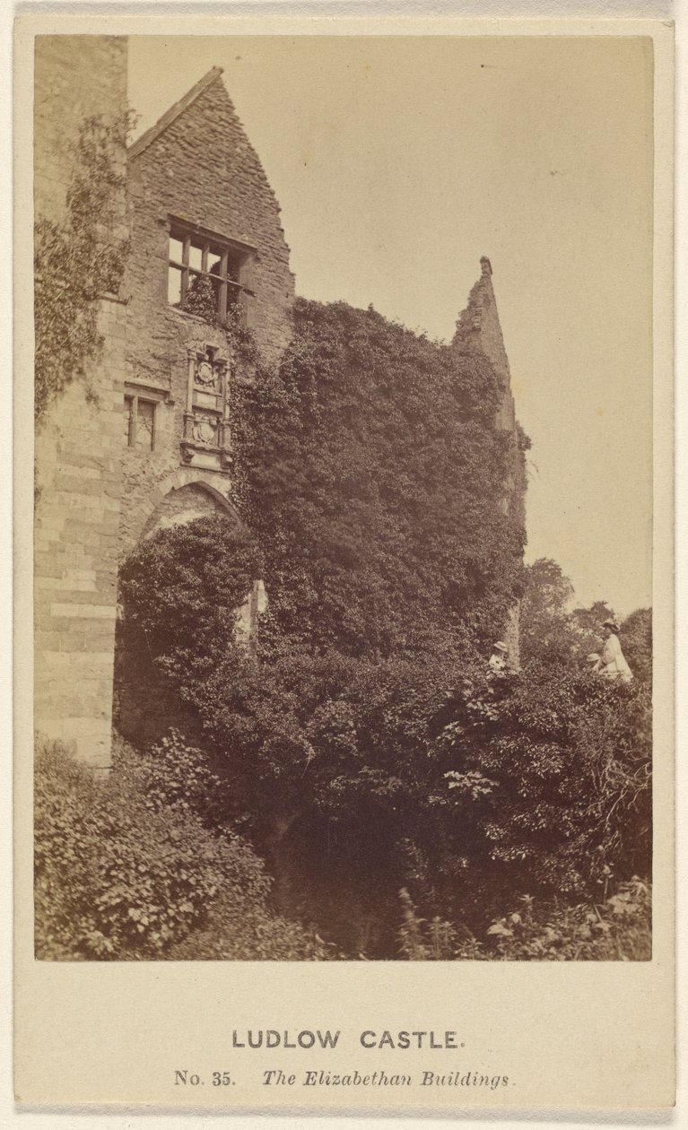 Castello di Ludlow. Gli edifici elisabettiani. da Henry Peach Robinson
