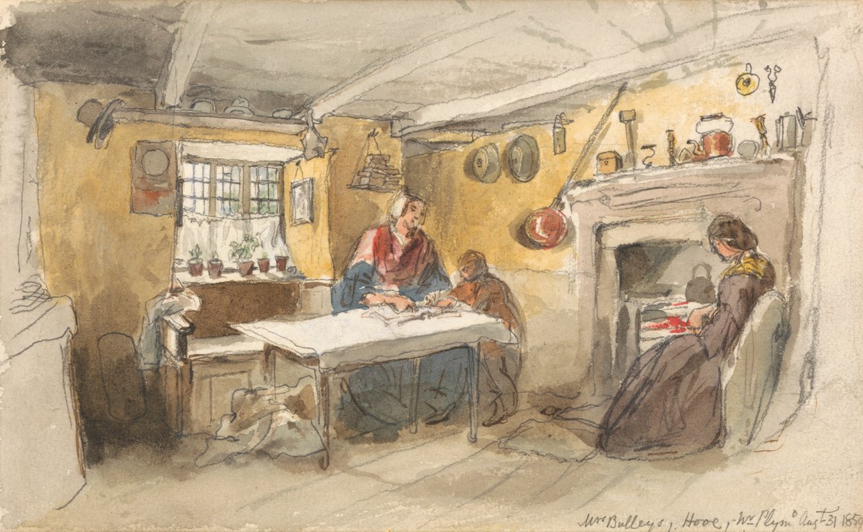 A casa della signora Bulley, Hooe, vicino a Plymouth da Henry Perlee Parker