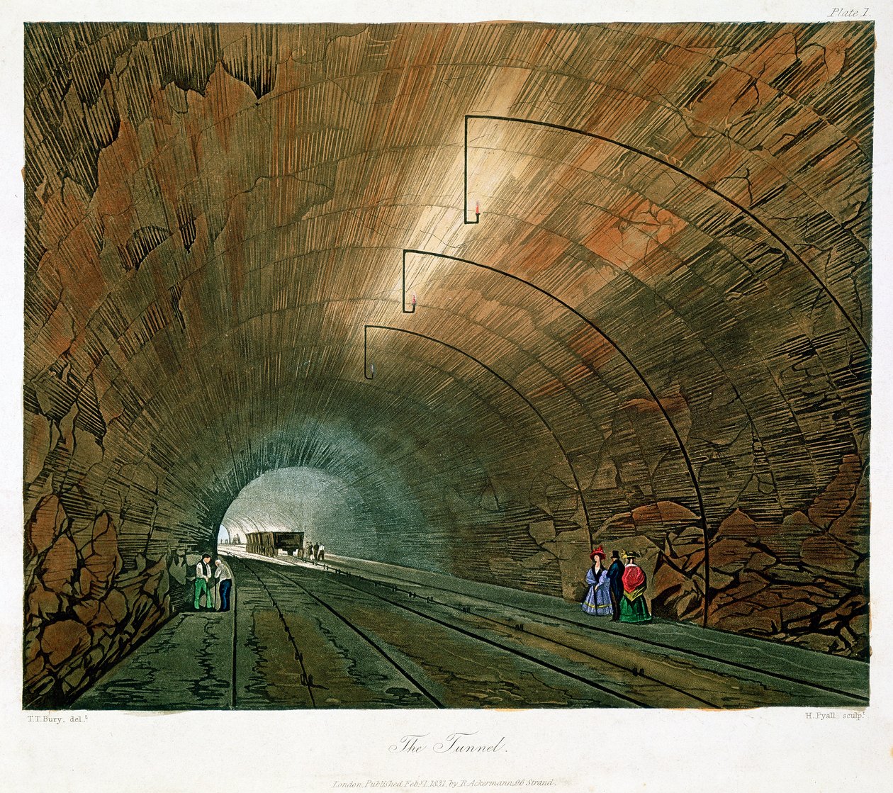 Il tunnel, 1831 da Henry Pyall