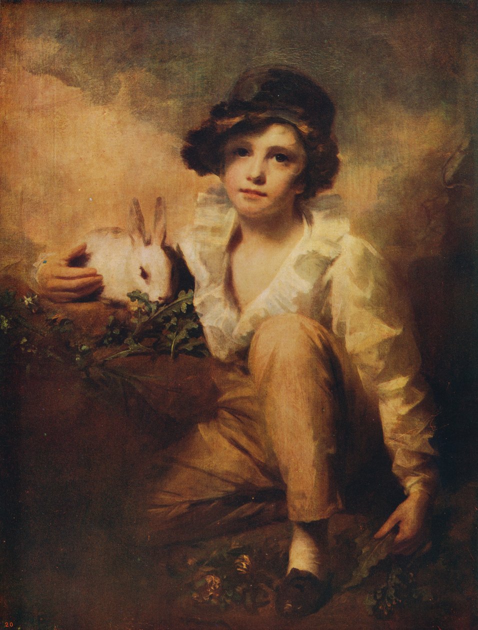 Ragazzo e coniglio, 1814 da Henry Raeburn