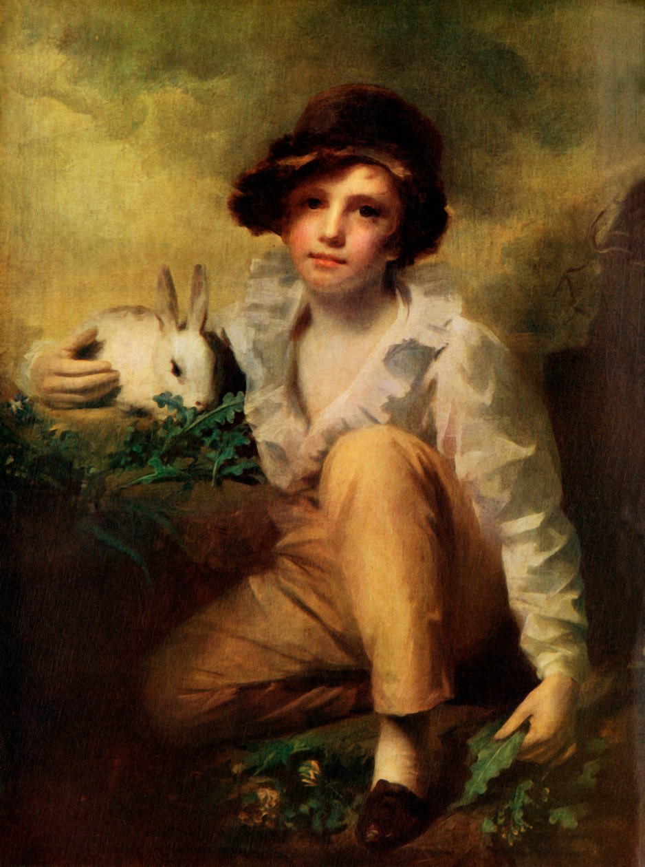 Ragazzo con Coniglio da Henry Raeburn