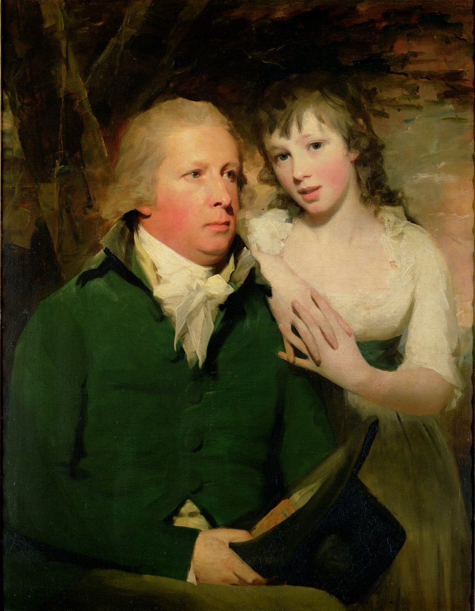 Sir Alexander Don con sua figlia Elizabeth da Henry Raeburn