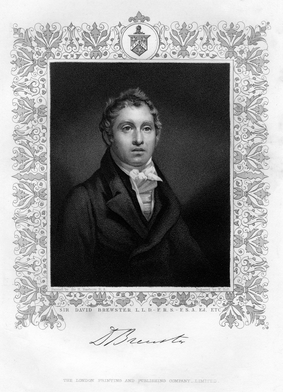 Sir David Brewster, XIX secolo da Henry Raeburn