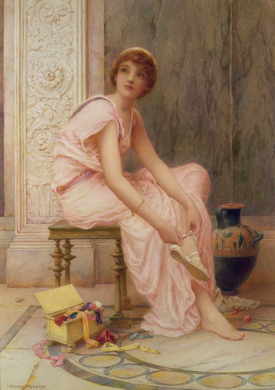 Allacciando i Sandali da Henry Ryland