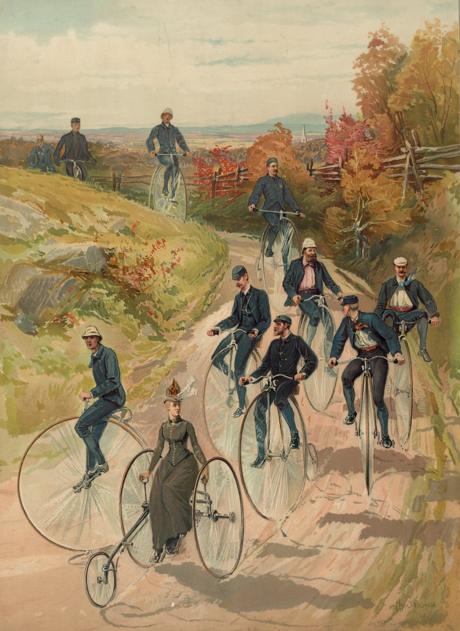 Andare in bicicletta da Henry Sandham